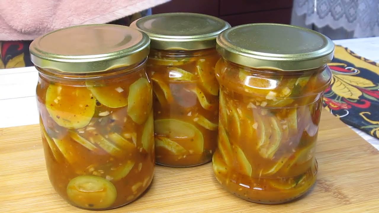 Найсмачніші кабачки на зиму без мороки. Смачний соус, краще не придумаєш!